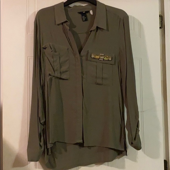 Kaki blouse - Picture 1 of 2